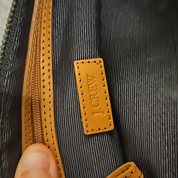 J. Crew 100% silk polka dot purse - Picture 3 of 6